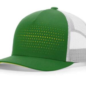 163 Laser Cut Five Panel Trucker